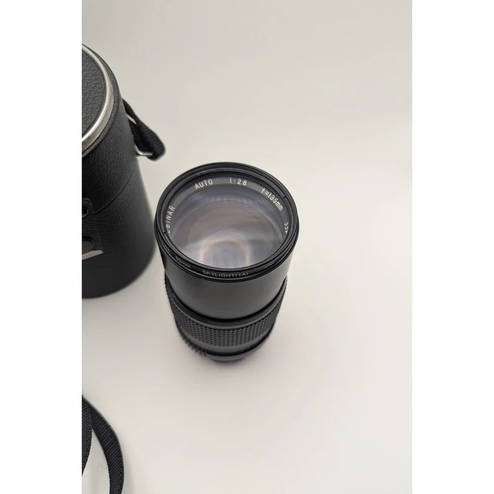 Vintage Pentax Super Albinar‎ 135mm f 2.8 Auto Telephoto Lens # 810687 w/Case